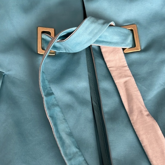 Women’s Italian Turquoise Aqua Blazer & matching Skirt-Full Suit-Made in Italy - Picture 2 of 7